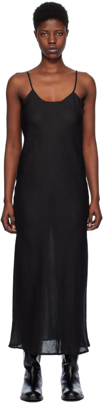 Kjole Baserange Maxi Dress with Scoop Neck Sort | DRDY-SL-000