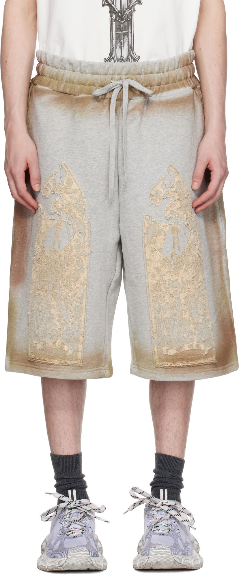 Shorts Who Decides War Who Decides War Signature Mechanic Shorts Grå | 1121070021SS25