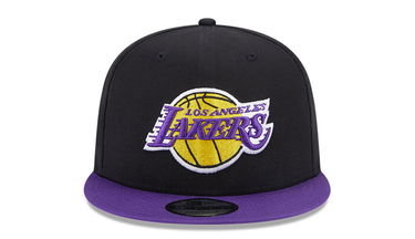 Kasket New Era LA Lakers Team Side Patch 9FIFTY Snapback Cap Sort | 60364386, 4