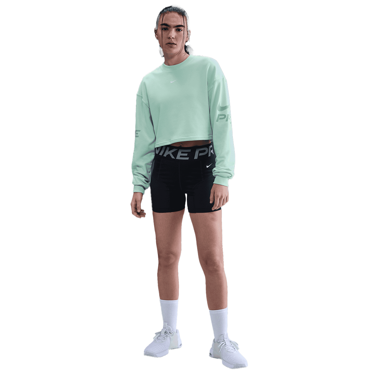Sweatshirt Nike Crewneck Sweatshirt Grøn | HV3591-353, 0