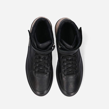 Sneakers og sko A-COLD-WALL* Rhombus Hi-Top "Black" Sort | ACWUF009BLACK, 4
