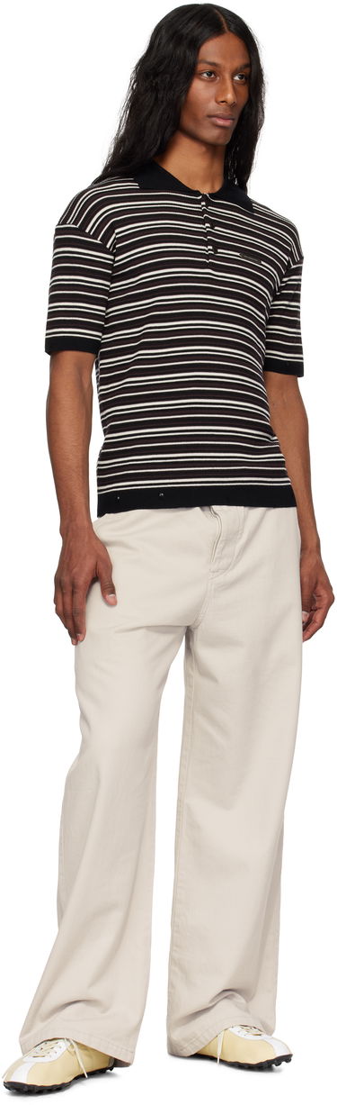 Polo skjorte Andersson Bell Andersson Bell Striped Sweater Polo Sort | atb1286m, 3
