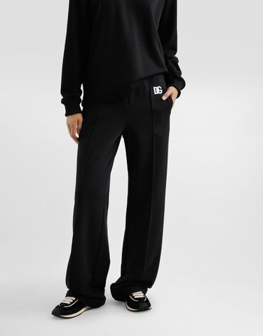 Joggingbukser Dolce & Gabbana Dolce & Gabbana Flared Jogging Pants with DG Logo Sort | FTC93ZGDCYCN0000, 3