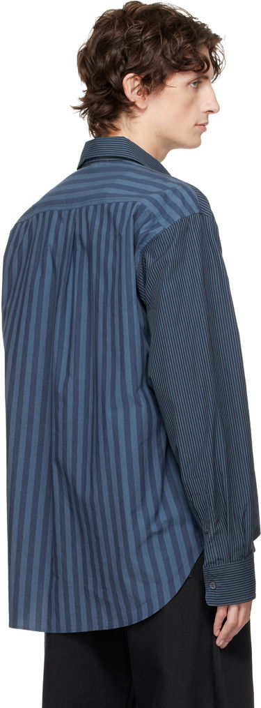 Skjorte JW Anderson Vertical Striped Long Sleeve Shirt Blå | SH0370-PG1414, 2