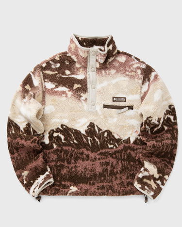 Sweater Columbia Helvetia II Printed Cropped Fleece Half Snap Pullover Brun | 2098501256, 2