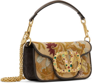 Skuldertaske Valentino Valentino Garavani Locò Small Embroidered Shoulder Bag Flerfarvet | 6W2B0K53LBI, 1