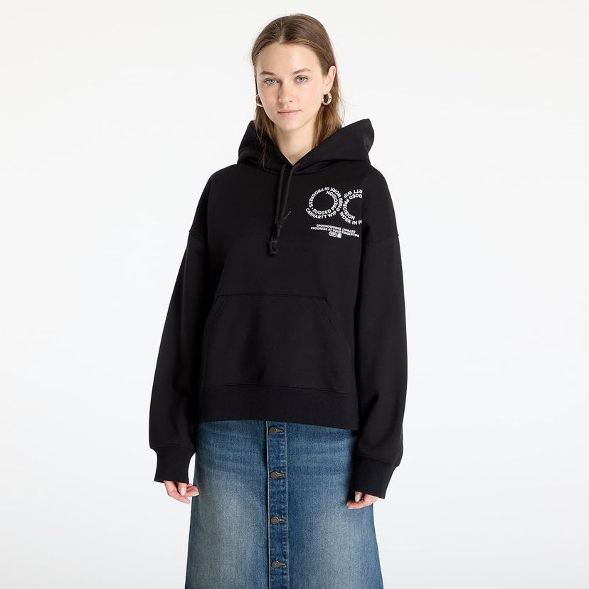 Sweatshirt Carhartt WIP Carhartt WIP Hooded Rotation Sweatshirt Sort | I034690.0D2XX