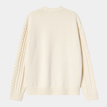 Sweater Carhartt WIP Carhartt WIP Shawn Cable Knit Sweater Hvid | I035418_7, 3