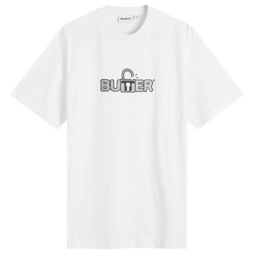 T-shirt Butter Goods Goods Lock T-Shirt Hvid | BG243105-WHT