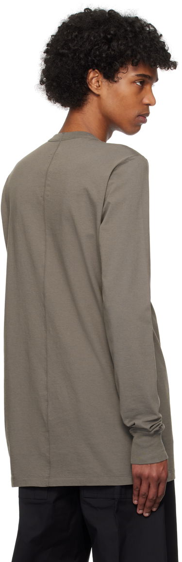T-shirt Rick Owens Rick Owens Hollywood Level Long Sleeve T-Shirt Grøn | RU01E5266 JA, 2