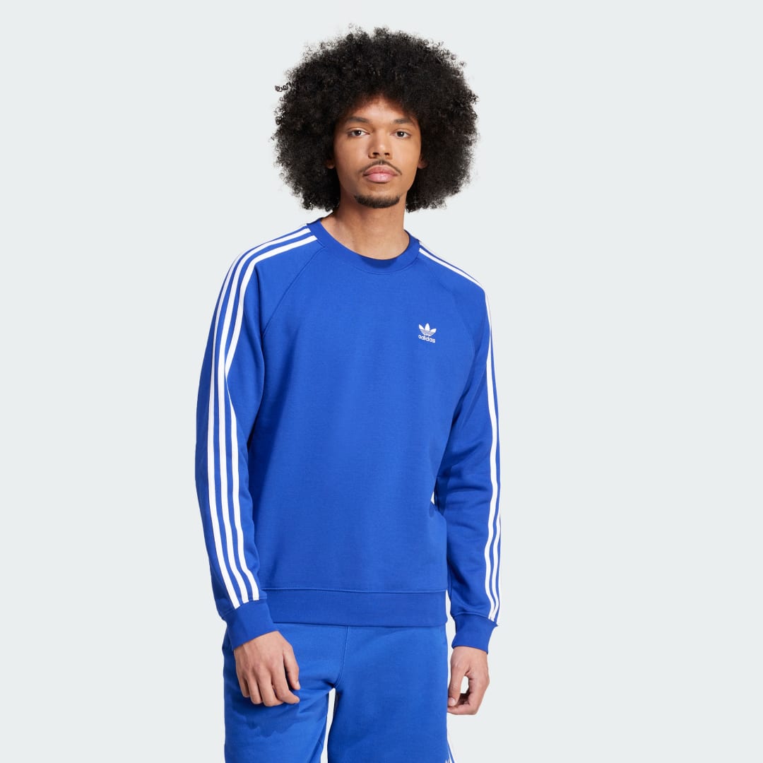 Sweater adidas Performance Adicolor Classics 3-Stripes Sweatshirt Blå | IZ3074, 0