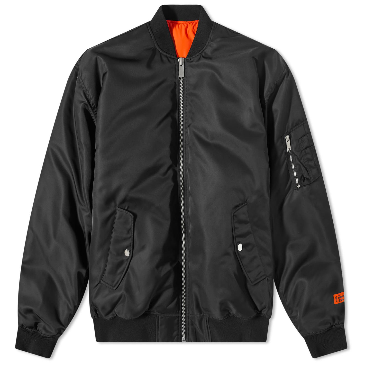 Jakke HERON PRESTON 8 Ball Nylon Bomber Jacket Sort | HMEH007S23FAB0011001, 0