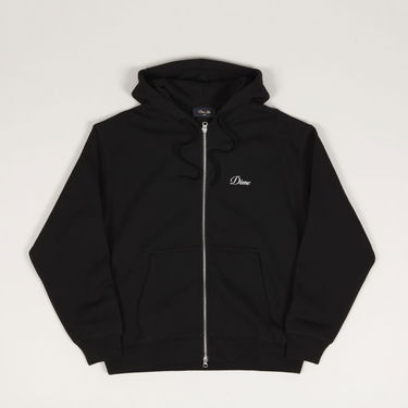 Sweatshirt Dime Dime Cursive Zip Hoodie Sort | DIME2SP2547BLK, 3