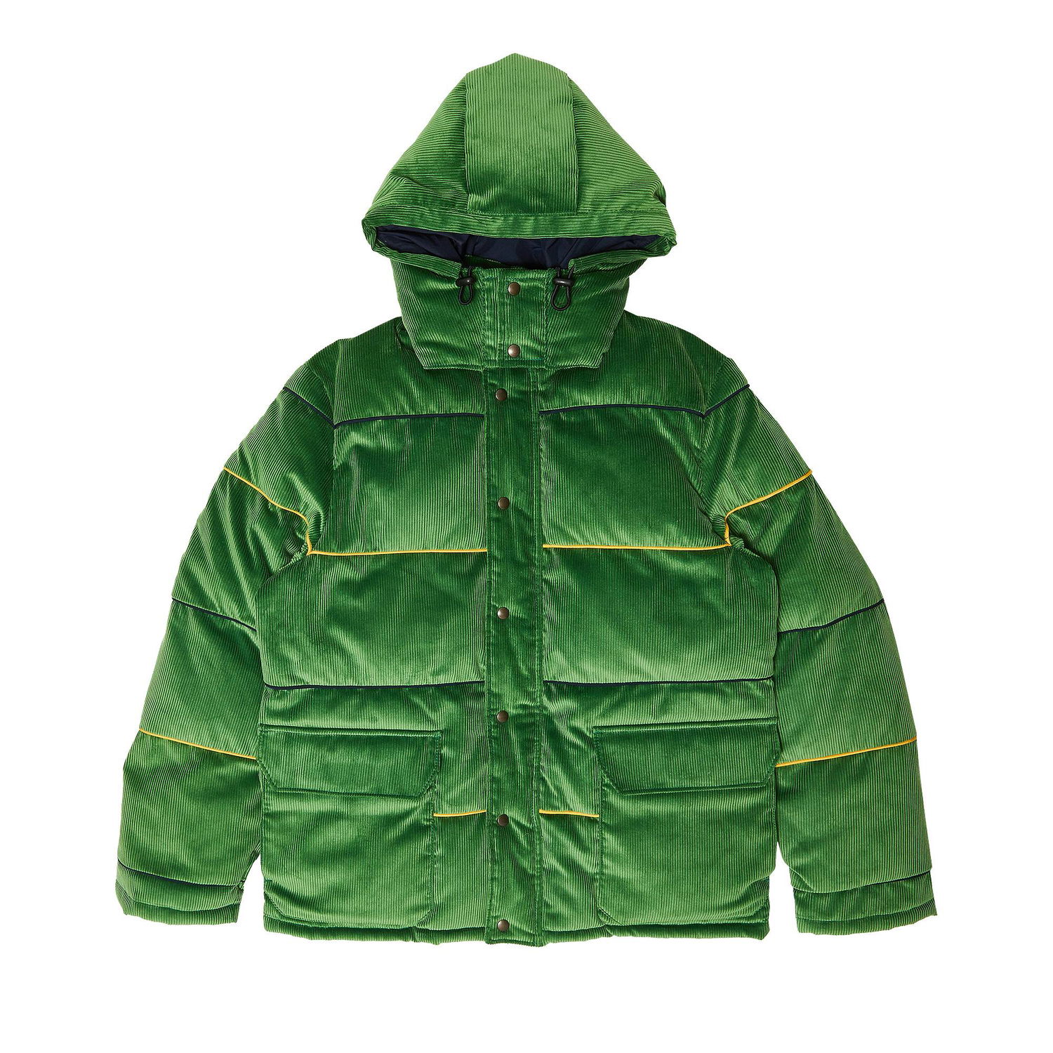 Puffer jakke Noah Corduroy Puffer Grøn | J028FW21 EMER, 1