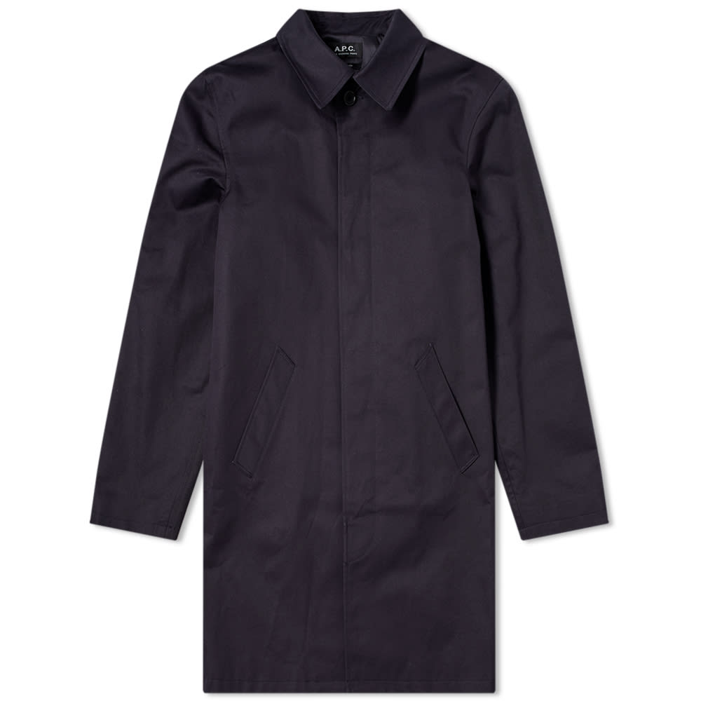 Frakker A.P.C. City Coat Mørkeblå | COZBA-H01103-IAK, 0