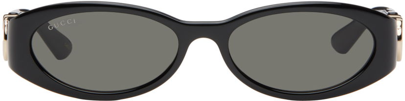 Solbriller Gucci Black GG1660S Sunglasses Sort | GG1660S-001