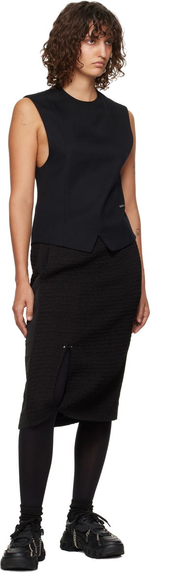 Tanktop ADER ERROR Black Sleeveless Top Sort | BN01FWVE0101BK, 3