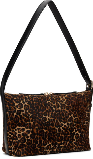 Skuldertaske A.P.C. Leopard Print Shoulder Bag Brun | PXCAU-F61974, 1