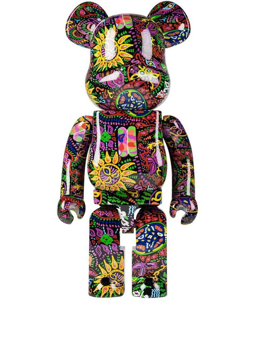 Collectible Medicom Toy Be@rbrick Psychedelic Paisley collectible "1000%" - Multicolour Flerfarvet | MEDI007119105221