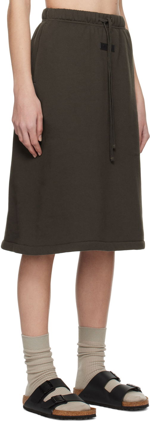 Nederdel Fear of God Fear of God ESSENTIALS Drawstring Midi Skirt Brun | 160BT225030FW, 1