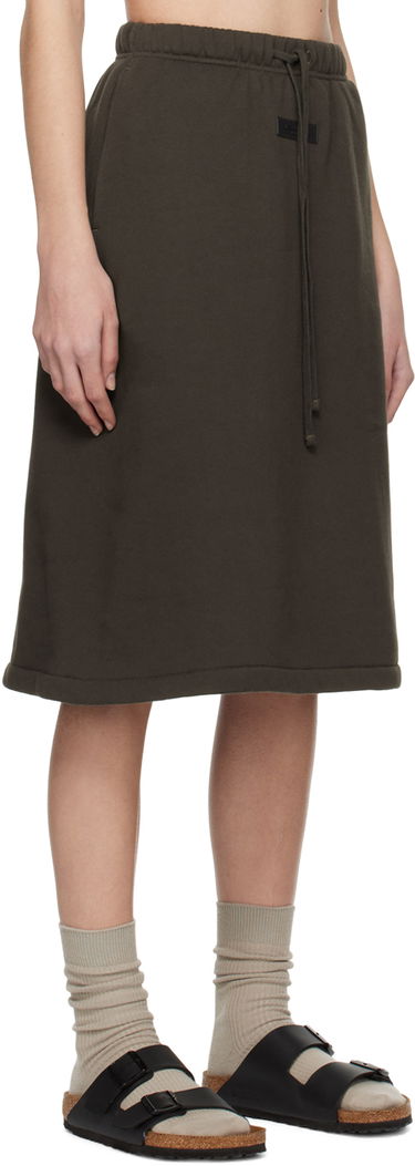 Nederdel Fear of God Fear of God ESSENTIALS Drawstring Midi Skirt Brun | 160BT225030FW, 1