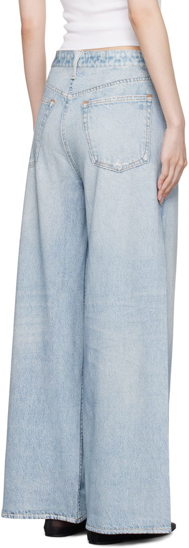 Jeans rag & bone rag & bone Miramar Sofie Ankle Wide-Leg Trousers Blå | WCW24S70078207, 2