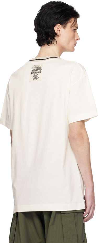 T-shirt Moncler Moncler Genius x Palm Angels Racing T-Shirt Beige | J209L8C0000189AKK, 2