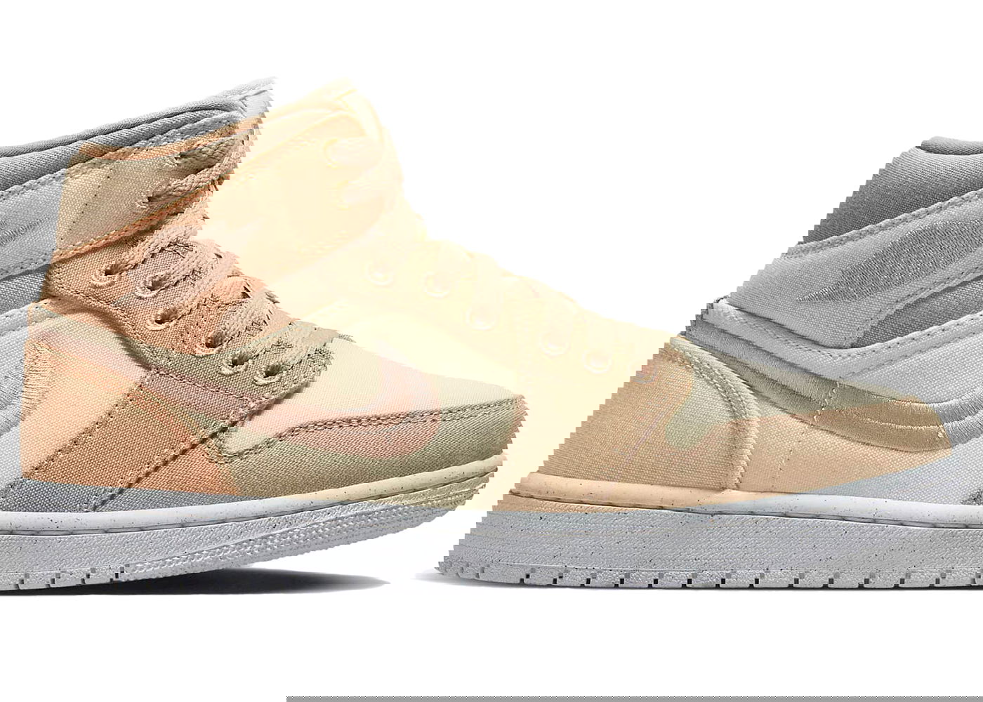 Sneakers og sko Jordan Air Jordan 1 Mid SE 'Canvas Khaki' W Beige | DV0427-102, 0