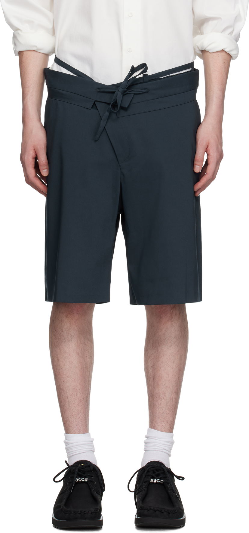 Shorts Ottolinger Ottolinger Double Fold Suit Shorts Mørkeblå | 123-201823-01