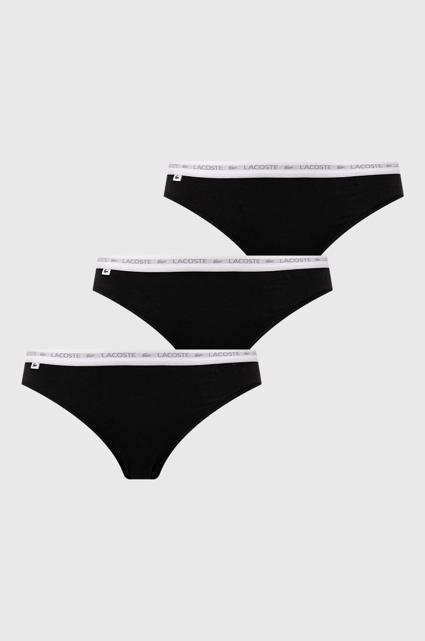 Trusser Lacoste Lacoste 3-Pack Panties Sort | 8F1338, 0
