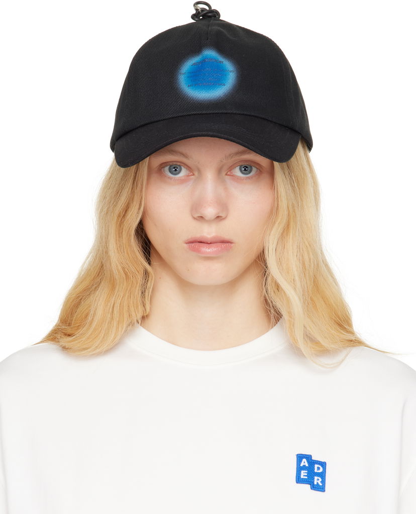 Kasket ADER ERROR ADER error Eternity Baseball Cap Sort | BO01SSHW0213BK