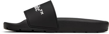Sneakers og sko Off-White Black Bookish Pool Slides Sort | OWIU001C99MAT0011001, 2