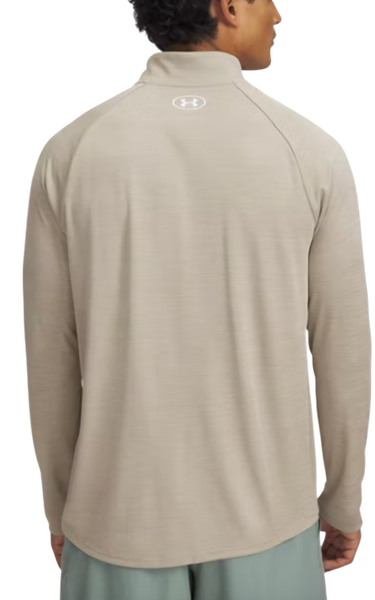 Sweatshirt Under Armour Under Armour Tech Textured 1/2 Zip Sweatshirt Beige | 1382797-299, 2