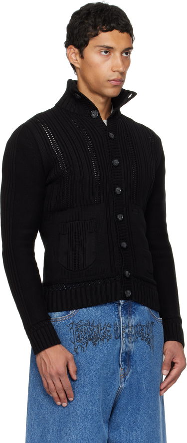 Sweater VETEMENTS VETEMENTS Cargo Cardigan Sort | UH76KN350B, 1