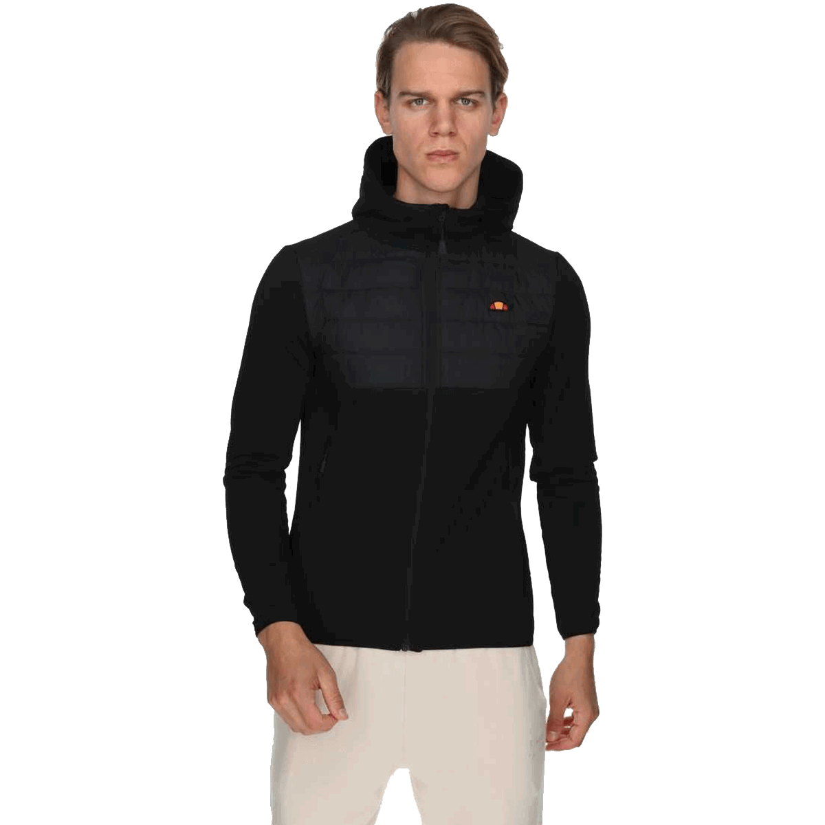 Sweatshirt Ellesse TETRIA 2 Padded Panel Full-Zip Hoodie Sort | SHR18180-506, 0