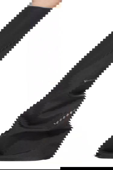 Sneakers og sko Rick Owens Rick Owens DRKSHDW Cargo Fetish Flat Heel Boots Sort | DS02E7816.NCV, 0