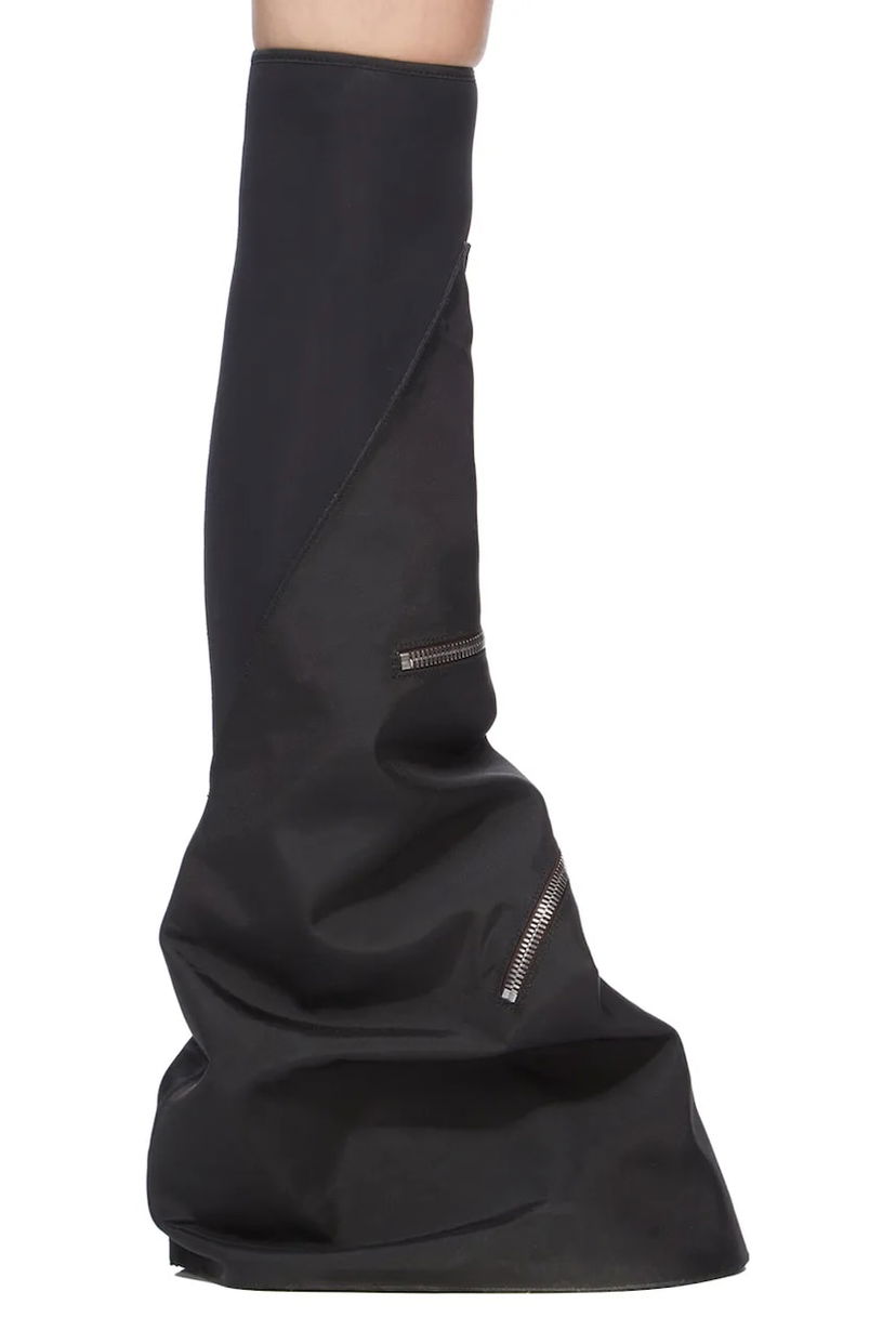 Sneakers og sko Rick Owens Rick Owens DRKSHDW Cargo Fetish Flat Heel Boots Sort | DS02E7816.NCV