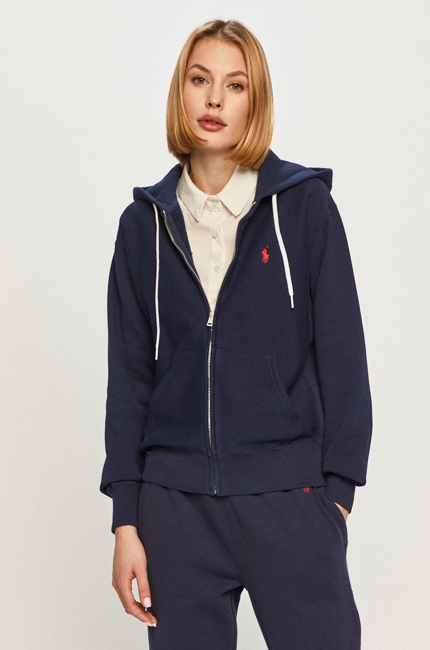 Sweatshirt Polo by Ralph Lauren Blend Logo Embroidery Hoodie Mørkeblå | 211794396003, 0