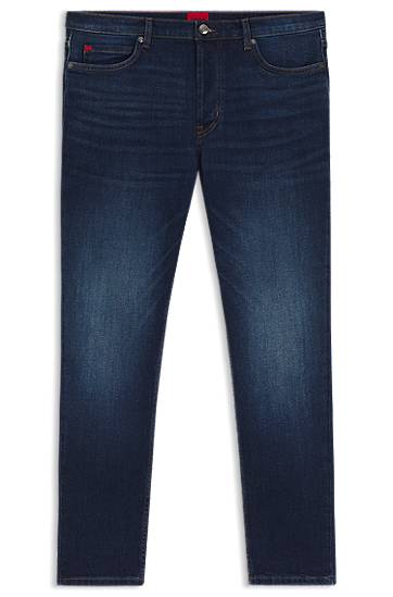Jeans BOSS Tapered-Fit Stretch Denim Jeans Blå | 50517544, 0