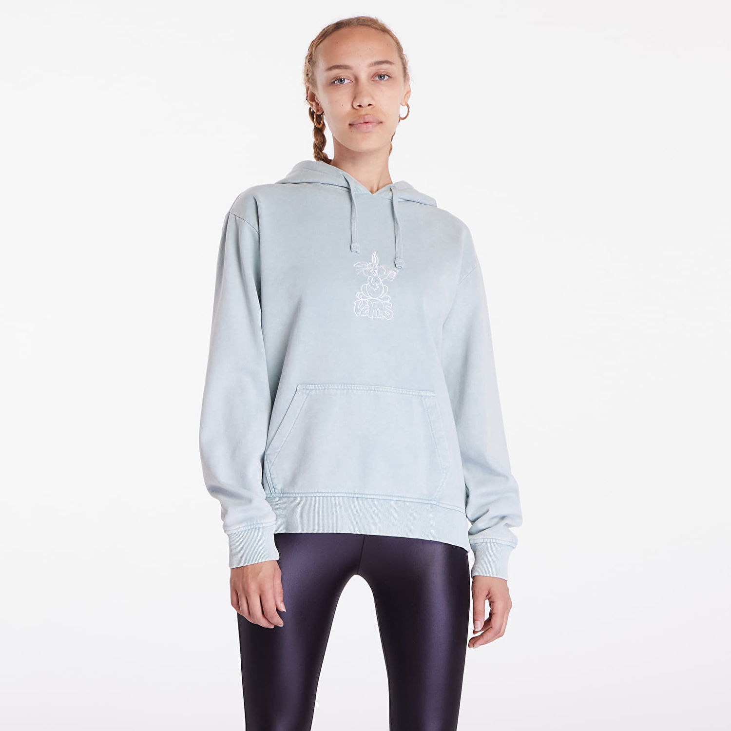 Sweatshirt Vans Called It Bff Hoodie Gray Mist Blå | VN000HBVM8I1, 0