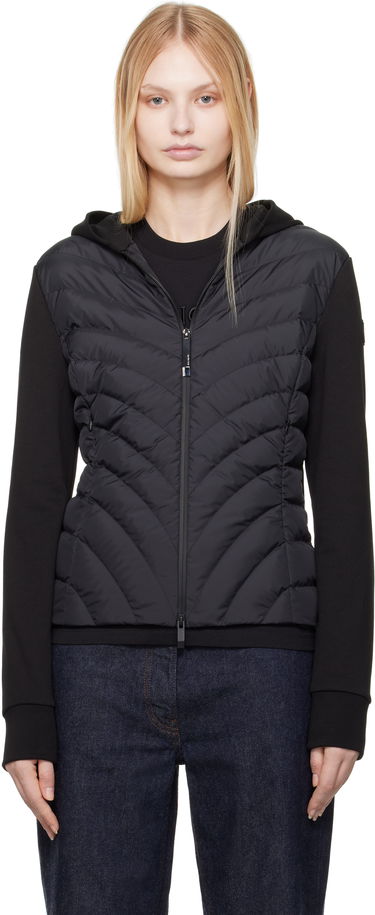 Sweatshirt Moncler Moncler Zip Up Hooded Down Cardigan Sort | K10938G00020809KZ, 0