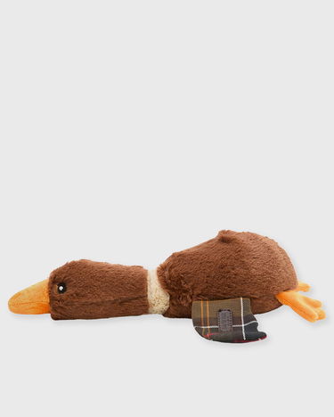 Collectible Barbour Plush Duck Toy with Plaid Detail Brun | DAC0117BR11, 0