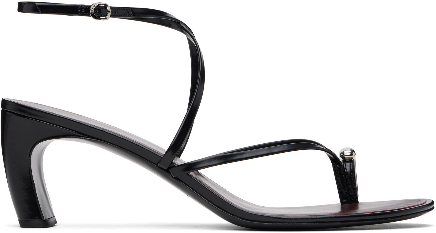Tilbehør Tory Burch Tory Burch Pierced Strappy Heeled Sandals Sort | 169779-006, 0