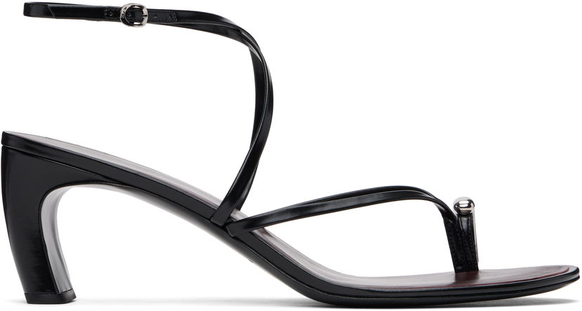 Tilbehør Tory Burch Tory Burch Pierced Strappy Heeled Sandals Sort | 169779-006