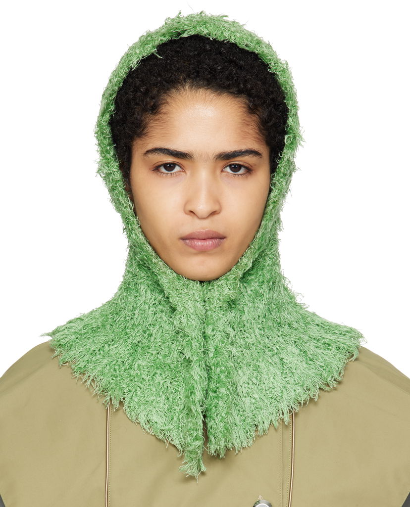 Tørklæde KIKO KOSTADINOV Knitted Hood Grøn | KKWAW24KN12-98