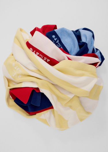 Sweater AXEL ARIGATO Frey Striped Long-sleeved Polo Sweater Flerfarvet | A3315003, 9