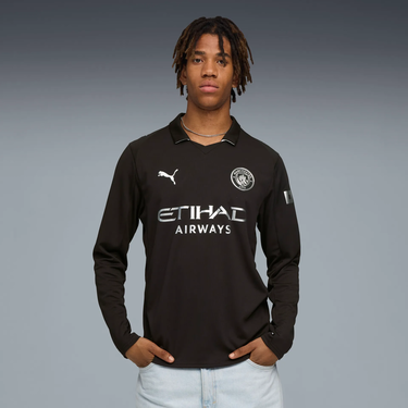 Jersey Puma Manchester City Away Replica Jersey LS 2025/26 Sort | 780351-02, 1