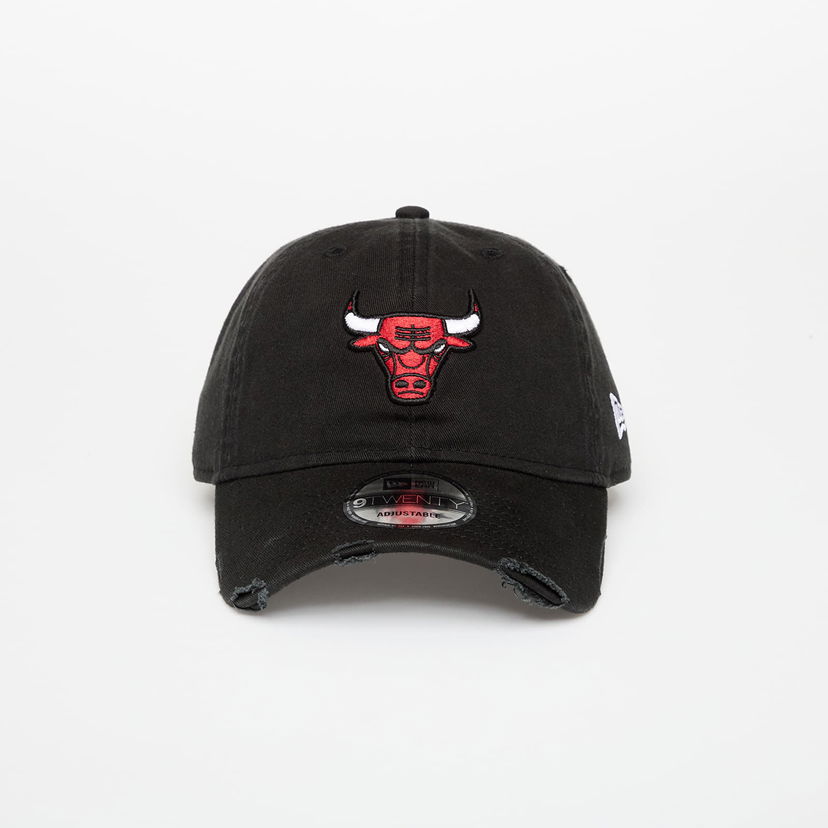 Kasket New Era Chicago Bulls 9Twenty Washed Distressed Baseball Cap Sort | 60691108