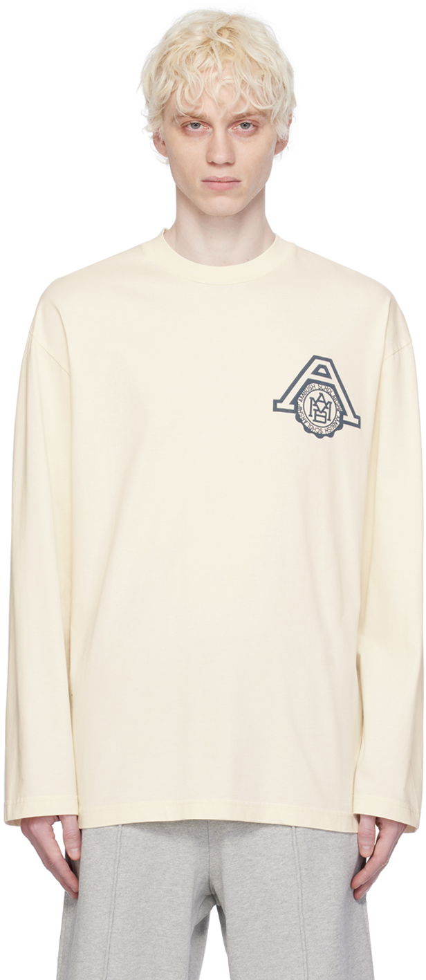 T-shirt Ambush Scholarship T-Shirt Beige | BMAB002S24JER0013145