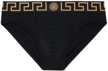 Trusser Versace Two-Pack Greca Border Briefs Sort | AU10180_1A10011, 0